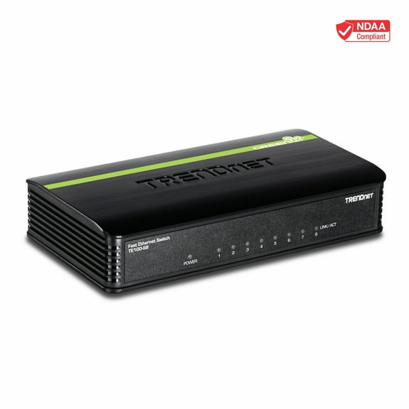 TRENDnet TE100-S8 8 Port 10/100Mbps Switch