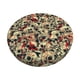 thumbnail image 1 of Balery Skulls1 Fundas de asiento para taburete de bar redondo de tela de terciopelo ajustables que protegen de arañazos y manchas para sillas de 14 a 17 pulgadas.-12 inch, 1 of 7