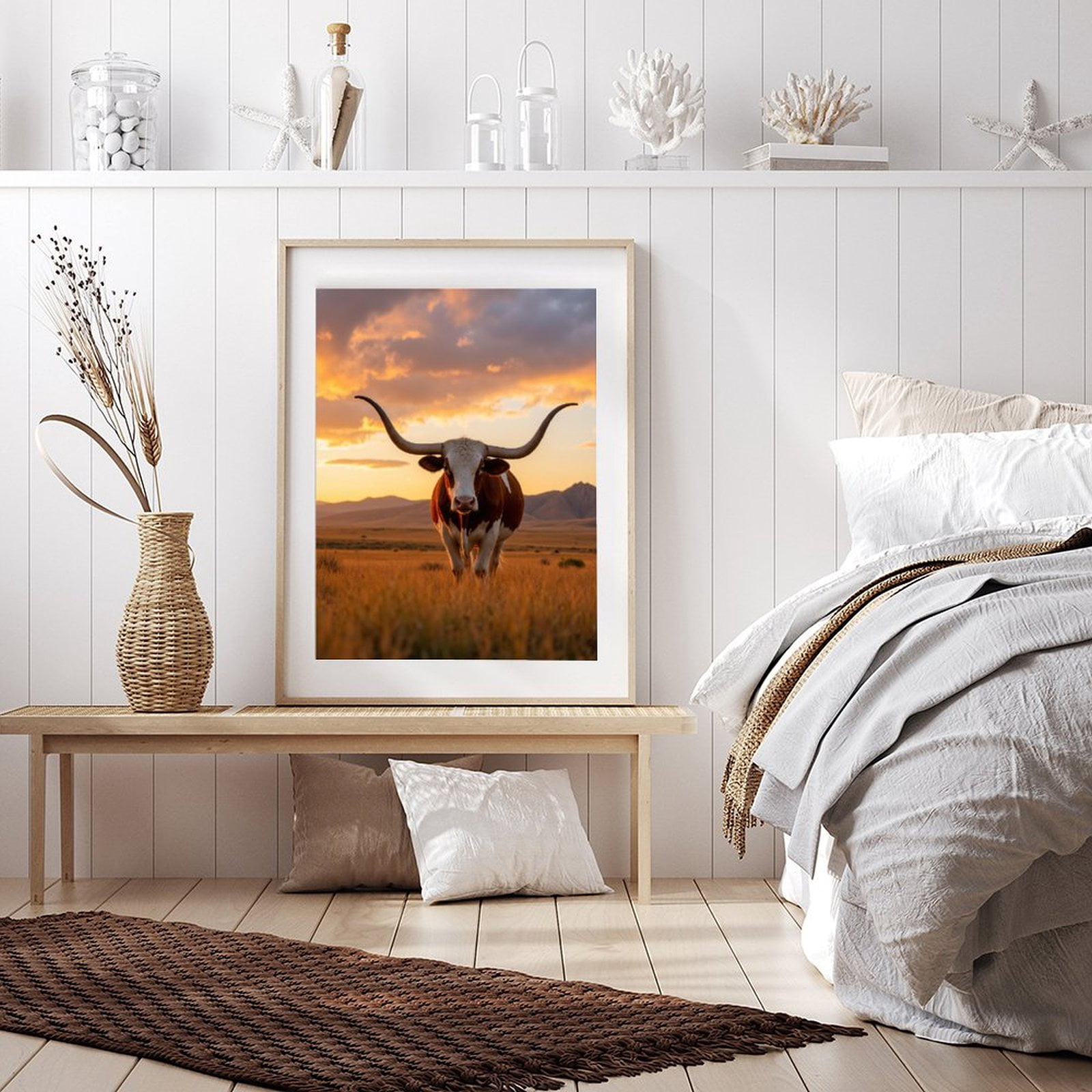 Diamond Art Kits for Adults - 5d Majestic Sunset Cattle Plains Diamond Painting for Adults, Diamond Art for Adults Beginners, Diamond Painting Kits for Adults for Home Wall Decor
