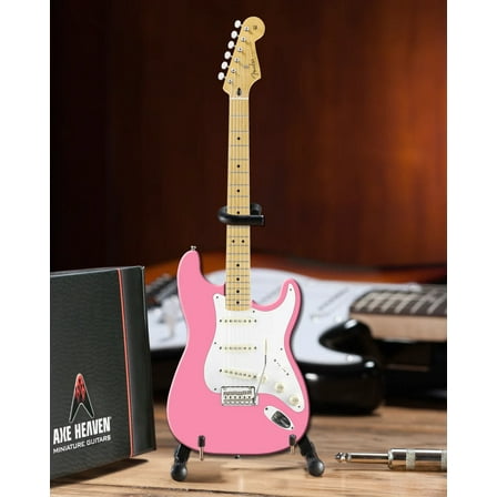 Axe Heaven Fender Stratocaster Pink Mini Electric Guitar Replica FS-036