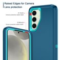 thumbnail image 3 of Funda I-HONVA para Samsung Galaxy S24/S25 a prueba de golpes, color turquesa, 3 of 7