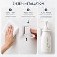 thumbnail image 3 of 6 Piece Self Adhesive Shower Bottle Rack Set, Wall Mounted Shampoo Hangers for Bathroom Storage, TIKA, 3 of 9