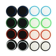 XFUNY 8 Pairs/16 PCS Replacement Silicone Analog Controller Joystick Luminous Thumb Stick Grips Caps Cover for PS4 PS3 PS2 Xbox One/360 Game Controller