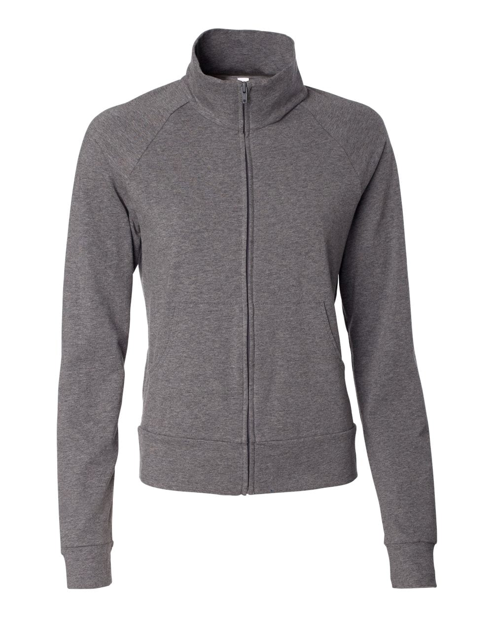 cotton zip up jacket no hood