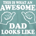 thumbnail image 3 of CafePress - This Is What An Awesome Dad Looks Like T Shirts T - Mens Comfort Colors Shirt, 3 of 5