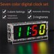 thumbnail image 3 of Colorful Digital Clock Kit Colorful RGB Digital Alarm Clock, 3 of 5