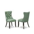 thumbnail image 5 of 9 Piece Dining Set - Rectangle Table with Leaf & 8 Kitchen Chairs - Jacobean Finish, 5 of 7