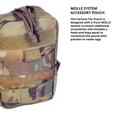 thumbnail image 3 of Tasmanian Tiger Tac Pouch 1 Vertical, Tactical MOLLE System Loops with YKK Zippers, Multicam, 3 of 3