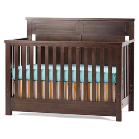 Calder 4 In 1 Convertible Baby Crib In Brushed Truffle By Child