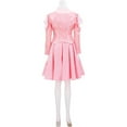 thumbnail image 2 of Women Elegant Galinda Musical Pink Dress Coat Skirt Magic Witch Outfits Full Set, 2 of 8