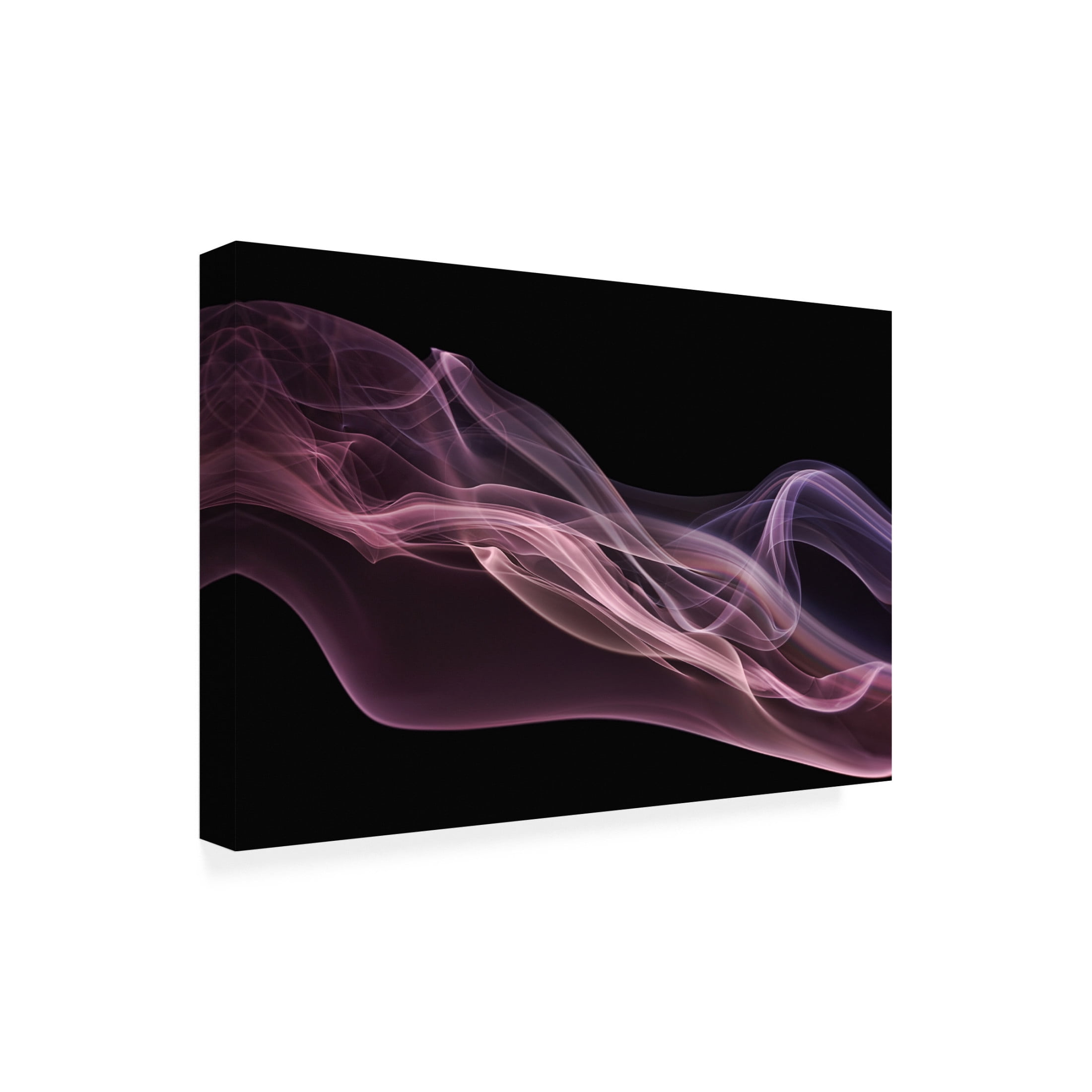 Canvas Wall Art - Heidi Westum 'Floating Purple In Pink' Wall Art for Living Room, Bedroom, or Office D?cor by Trademark Fine Art - 19 x 12 Inches