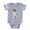 Heather Grey, variant on CafePress - Jack Russell Terrier - Cute Infant Baby Football Bodysuit