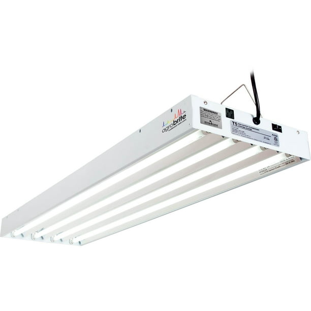 Hydrofarm Flt44 Agrobrite 4 Hydroponic 4ft Grow Light Fixture 216w 3 Pack Com Hydrofarm Flt44 Agrobrite 4, Hydroplanet 4 Foot Lamp Ho T5 Grow Light Fixture