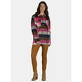 thumbnail image 3 of Time and Tru Women's Plaid Button Front Shacket, XS-XXXL, 3 of 5