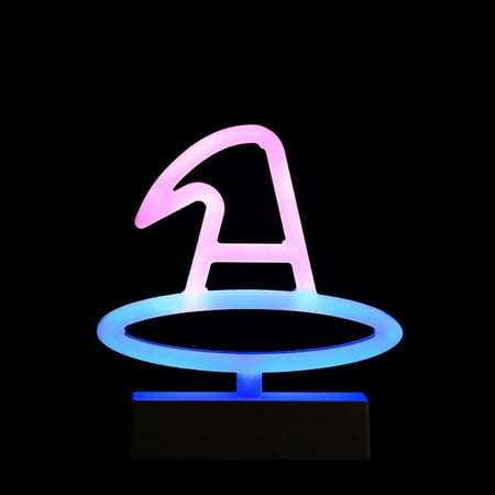 

Home Decorations for Living Room Halloween LED Neon Multi-Colored Rainbow Wall Sign for Cool Light Wall Art Bed ABS