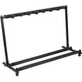 thumbnail image 2 of Rack type 3/5/7/9 square guitar brackets black Triple Folding Multiple Guitar Holder Rack Stand，Guitar Stand Storage (7 Bracket), 2 of 18
