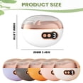 thumbnail image 3 of CHENjy Electric Nail Trimmer for Thick Nails, Automatic Nail Clipper with Buffing and LED Light, Orange, 3 of 7