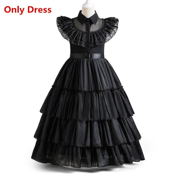 Disfraz de película de los vientos góticos para niñas, vestido de fiesta de Carnaval y Halloween, para niños de 4 a 10 años Fivean unisex