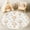 Color 3, variant on Washable Non Slip 4ft Round Rug, Colourful rainbow polka dots Festal confetti Scandinavian Circle Area Rugs with Tassels Carpet for Nursery Bedroom Living Room Playroom Tent rug Tent Castle