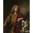 thumbnail image 2 of Ferdinand Bol 15x18 Gold Ornate Wood Frame and Double Matted Museum Art Print Titled - Self Portrait (C. 1669), 2 of 4