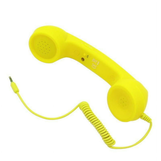 Receptor de teléfono móvil, micrófono, auricular, teléfono retro, tipo fijo, auricular, tipo universal