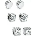 thumbnail image 4 of QQTDFG 6 Pair Magnetic Stud Earrings for Men Women Stainless Steel Non Pierced Fake Set-Silver 6mm, 4 of 9