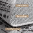 thumbnail image 3 of SIABC-Boho Area Rug 3x5 Carpet-Rugs for Living Room Door Mat Indoor Entryway Bedroom Modern Moroccan Washable Rugs for Bedroom Distressed Neutral Rug Black, 3 of 4