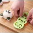 thumbnail image 4 of Moldes, Bento Box Accesorios Niños Bento Box Almuerzo Decoración Niños Almuerzo Kawaii Cocina Sushi Kit Animal Forma Sushi Molde DIY Sandwich Press Sandwich Maker Ormromra JQWJ292, 4 of 8