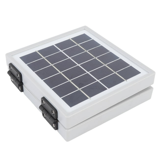 Panel Solar Plegable, Impermeabilización IP65 Tecnología de Alta Eficiencia Monocristal Silicio 10W Cargador Solar Portátil Con 2 Puertos de CC Para Acampar