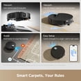 thumbnail image 6 of DREAME X60 Ultra Kit Robot Vacuum and Mop,35000Pa Suction, 100% Detangling,3.13in Ultra-Thin Design, 3.47in Obstacle Clearing, Self Emptying&Refilling, Mop Self-Cleaning, Obstacle Avoidance, Blac, 6 of 12