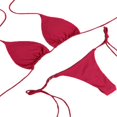 thumbnail image 2 of Ensemble de Bikini Micro pour Femmes Maillot de Bain String à Nouer sur le Côté, 2 of 5