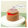 thumbnail image 5 of Xecvkr Mini Round Wooden Music Box with Rotating Top Glow in the Dark Cat Design Decorative Jewelry Box Musical Gift for Children Adults, 5 of 6