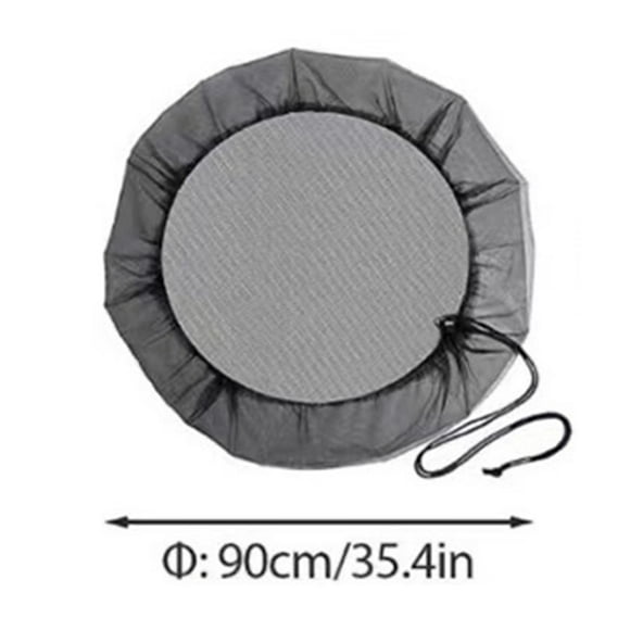 Mosiee Rain Bucket Net With Cord Rain Bucket Water Bucket Cover Protection Lid Foliage