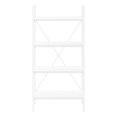 thumbnail image 2 of Monarch Specialties Étagère À Livres, Étagère, 4 Niveaux, 48"h, Bureau, Chambre À Coucher, Métal, Stratifié, Blanc, Contemporain, Moderne, 2 of 9