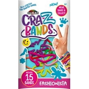 Angle View: Cra-Z-Art Be Inspired Fashionista Silly Stretchy Rubber Band Bracelet Assortment
