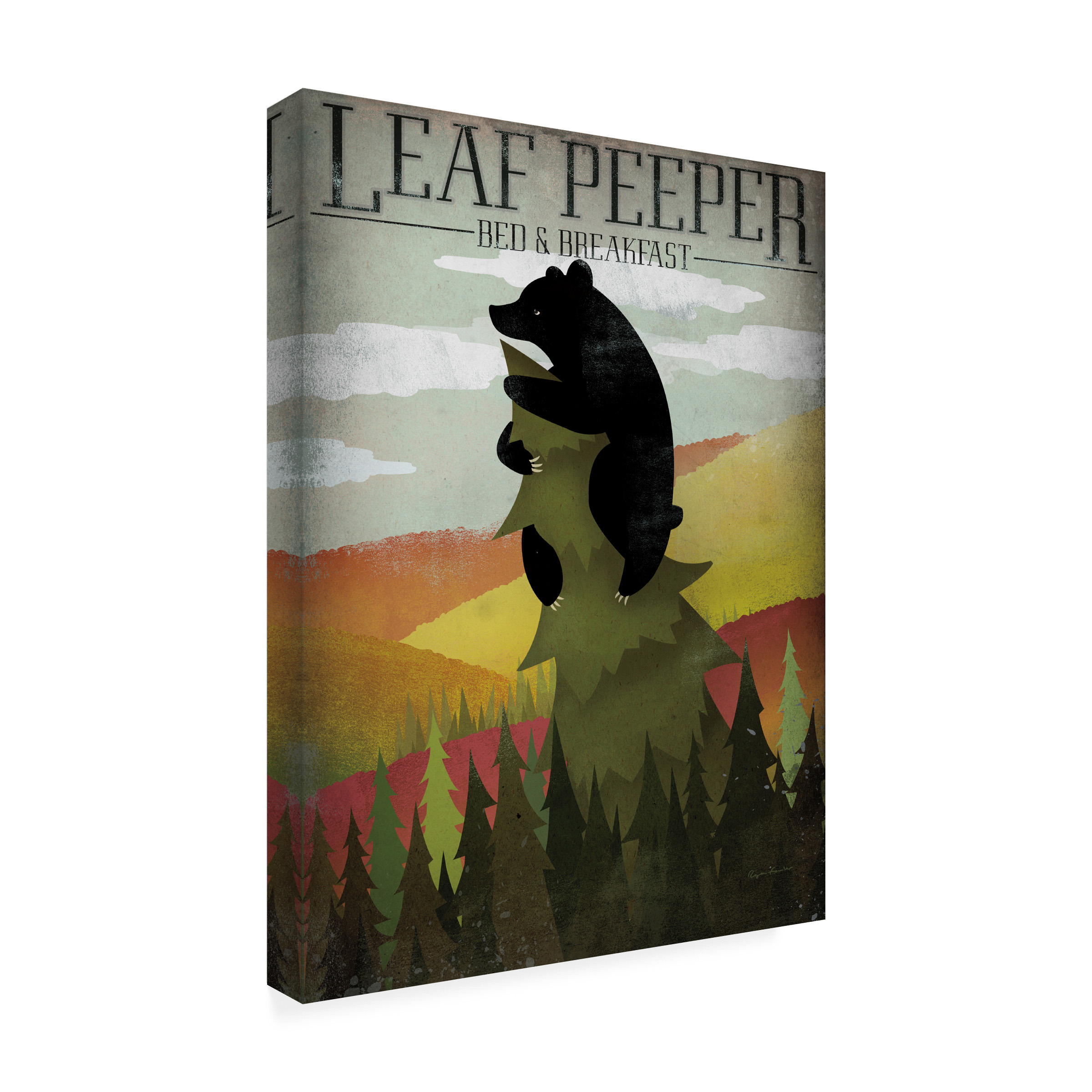Trademark Fine Art 'Leaf Peeper' Canvas Art by Ryan Fowler