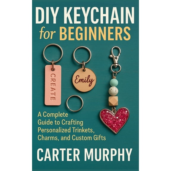 DIY Keychain for Beginners: A Complete Guide to Crafting Personalized Trinkets, Charms, and Custom Gifts, (Paperback)