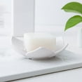 thumbnail image 4 of Flexible Non-Slip Silicone Soap Dish with Floral Design, Self-Draining Bar Soap Holder for Shower, Bathroom, and Kitchen Sinks, 4 of 7