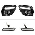 thumbnail image 7 of Ikon Motorsports Front Bumper Conversion W/ Matte Black Lip Compatible With 2015-2023 Dodge Charger Widebody Style Front Bumper Cover & SRT Style Upper Lower Grille & Foglight Covers W/ Lights Lamp, 7 of 7