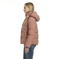 thumbnail image 3 of Women's Modern Supply by Sanctuary Hooded Puffer Coat Color: Clay Size: MEDIUM, 3 of 4