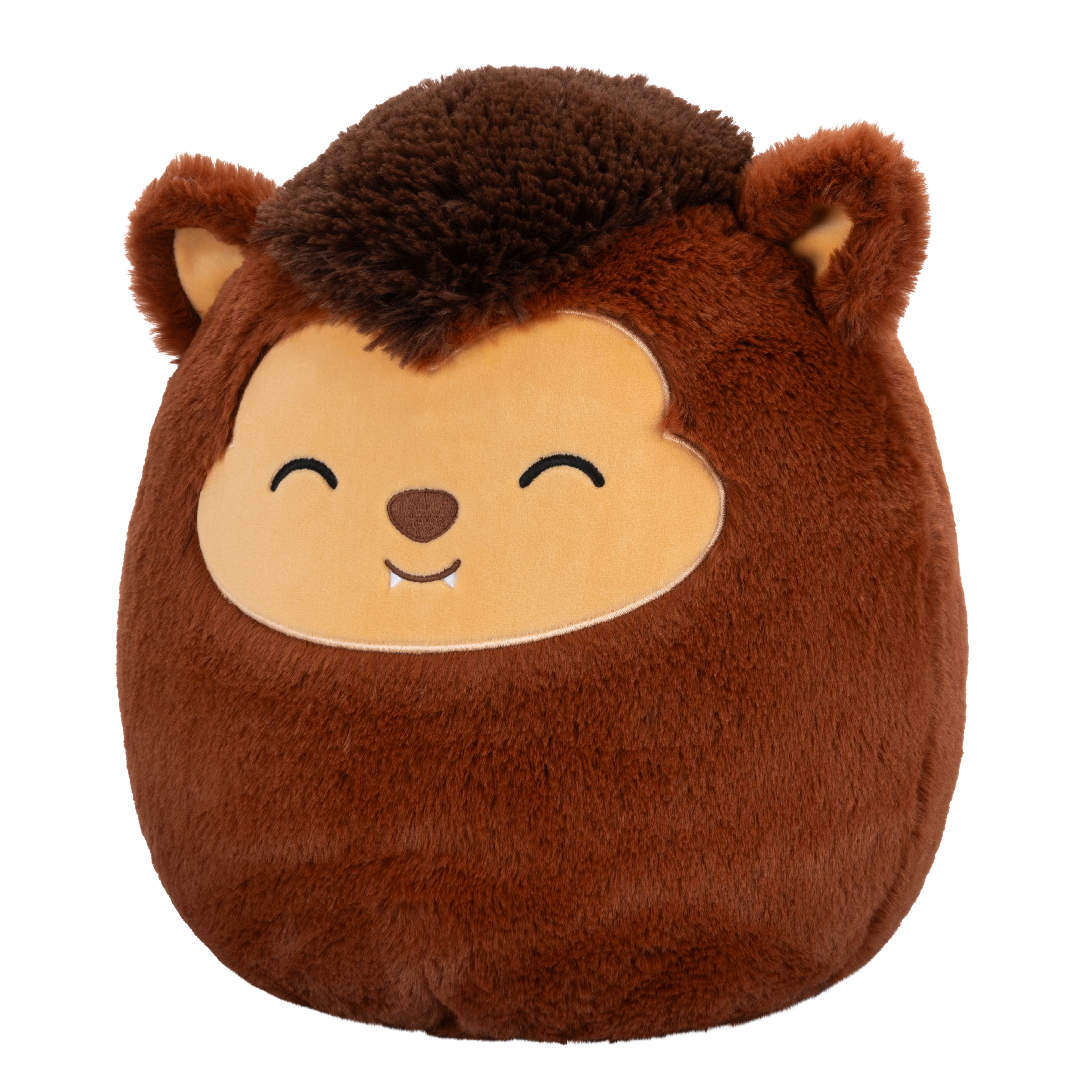 Squishmallows FuzzAMallow Official 12 inch Wade the Brown Werewolf - Child's Ultra Soft Plush Toy