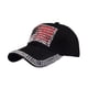 thumbnail image 1 of Qarigey Gorra de béisbol ajustable de poliéster para protección solar en sombrero multicolor de moda Sombreros Negro, 1 of 6