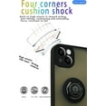 thumbnail image 3 of is Specially Designed for iPhone 13 Anti-Scratches,Anti-Fingerprint, Built-in 360° Rotating Ring Bracket Solid and Durable Magnetic car Phone case, Suitable for iPhone 13 6.1inches Male-Black, 3 of 11