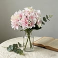 thumbnail image 4 of Hydrangea Artificial Flowers, Ongmies Silk Fake Flowers for Home Bathroom Office Table Centerpiece Shelf Decorations, 4 of 8