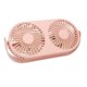 thumbnail image 5 of Mini Ventilador De Escritorio, Diseño De Rejilla De Ventilador Doble Disipación De Calor Rápida Carga USB Hoja De Ventilador Doble Cambio De Modo Dual Para Escritorio Para ANGGREK Rosa, 5 of 8