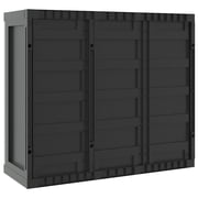 vidaXL Outdoor Storage Cabinet with Utility Garden Patio Furniture