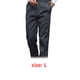 thumbnail image 2 of Chef pantalones hombres con bolsillos elásticos de la cintura holggy cocinero pantalón camarero uniforme uniforme amigable para la piel ropa para restaurante Hotel café cafetería l rayas de cebra Scienceny  HA012102-04, 2 of 6