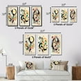 thumbnail image 4 of Designart "Minimalist Multi-Shape Art in Pastel I" Modern Framed Wall Art Set Of 3 - Green Abstract Minimalism Frame Gallery Wall Set For Home Decor, 4 of 6