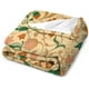 thumbnail image 3 of Mantas de franela botánicas vintage, manta de cama con diseño floral retro estilo William Morris para sofá cama de 60 x 80 pulgadas, 3 of 8