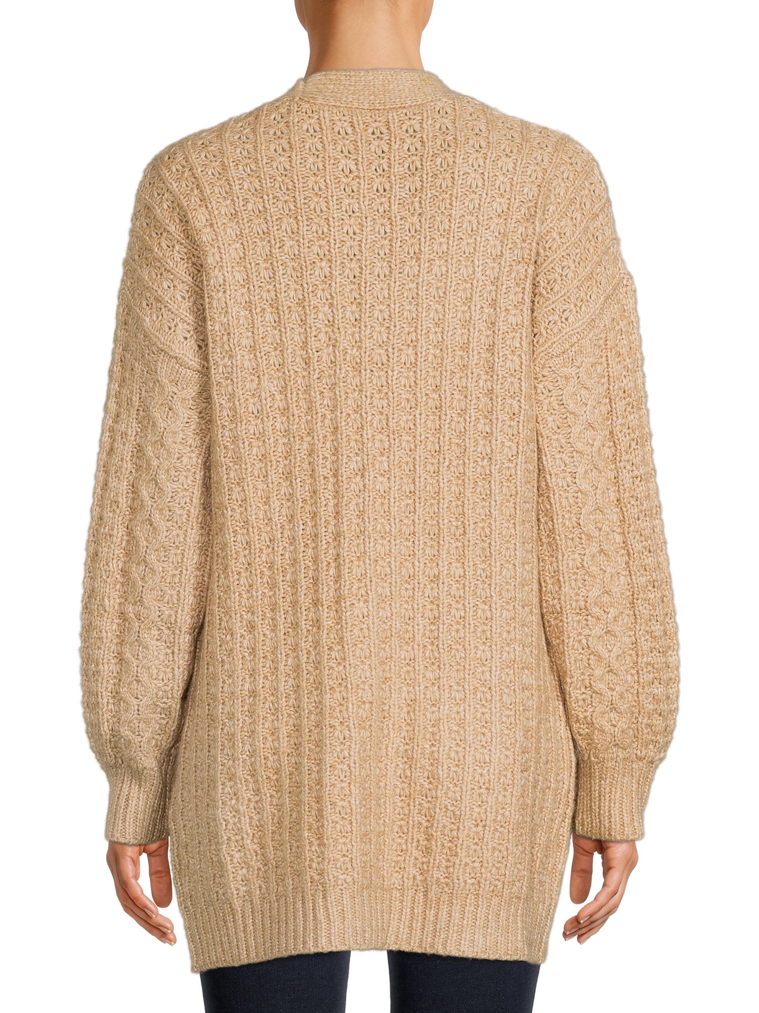 Fashion Cable Cardigan - Walmart 